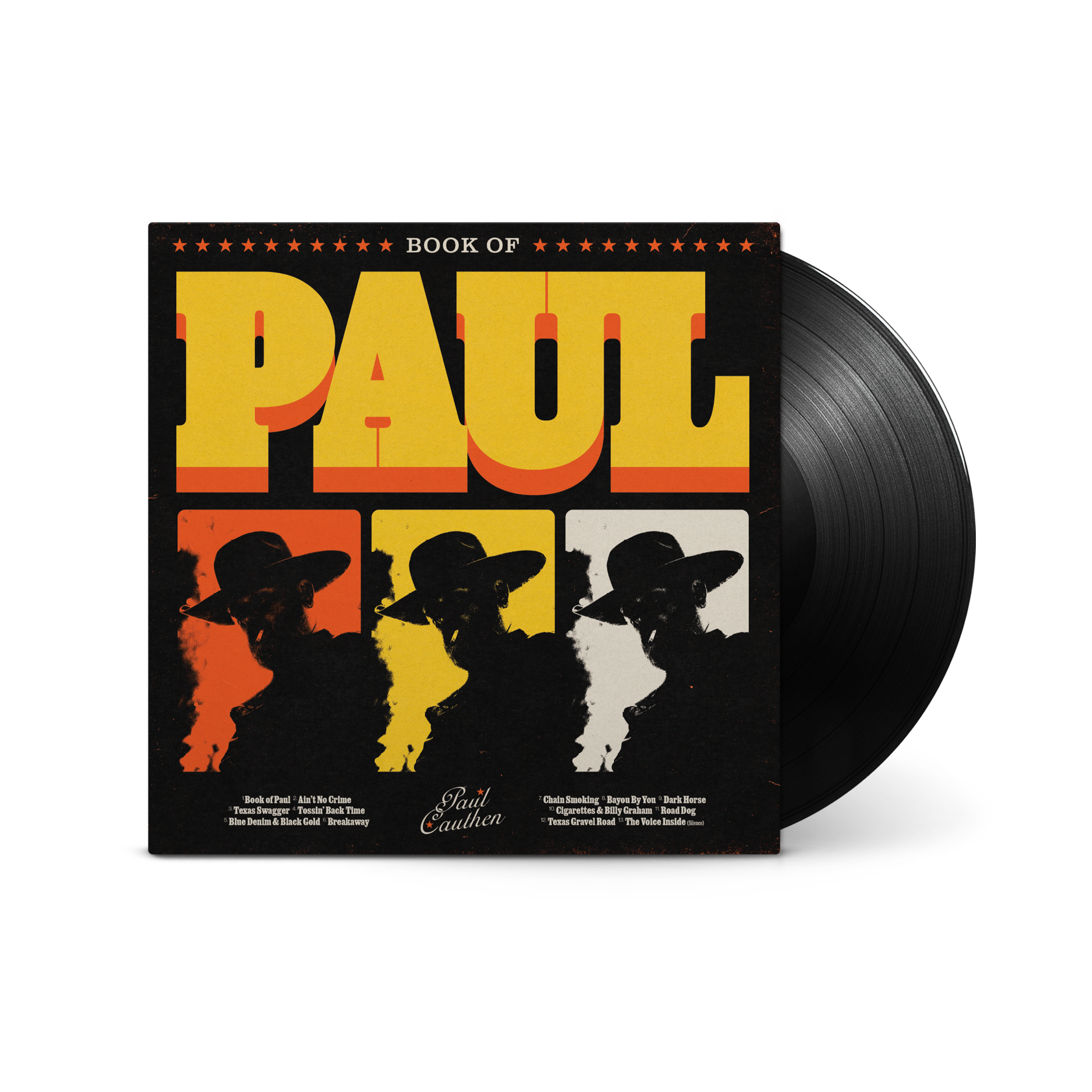 Book Of Paul LP Vinyl – Paul Cauthen Music