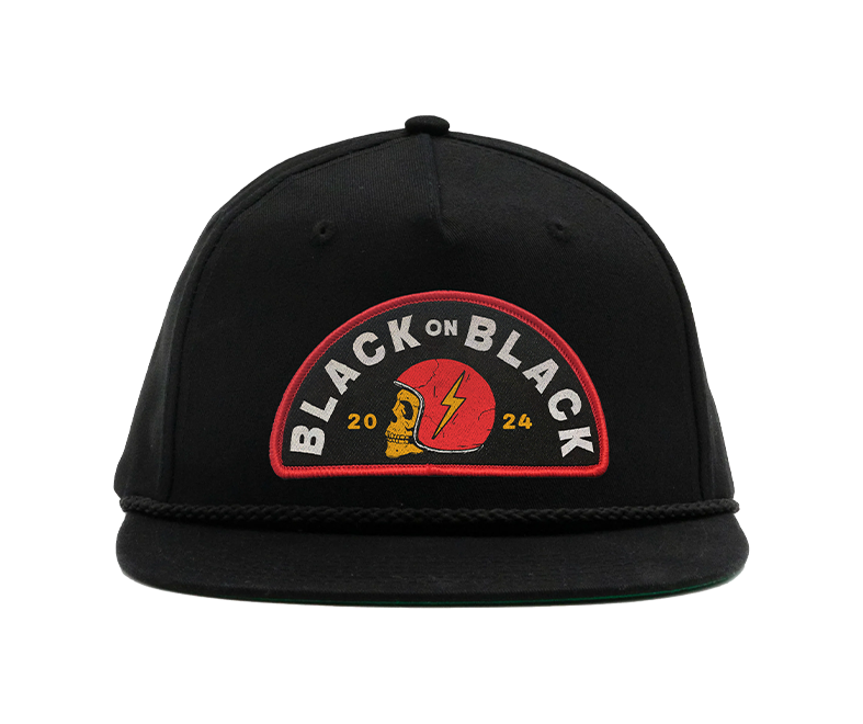 Black on Black Patch Hat