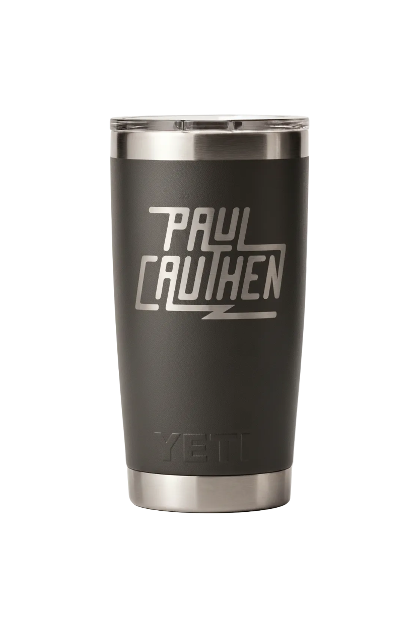 Custom Paul Cauthen 20 oz Yeti Tumbler