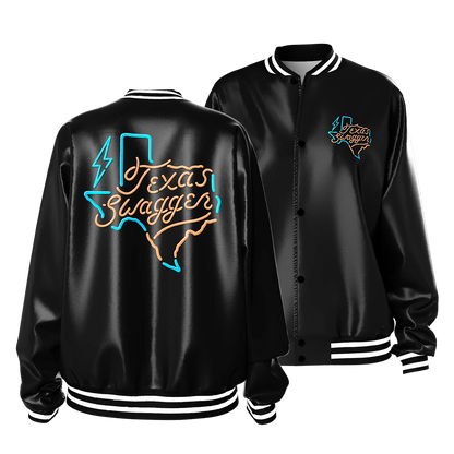 ジャケット・アウター Santaku 2way satin leather blouson Texas Swagger Satin Jacket – Paul Cauthen Music