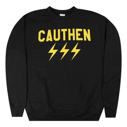 Cauthen Bolts Black Sweatshirt